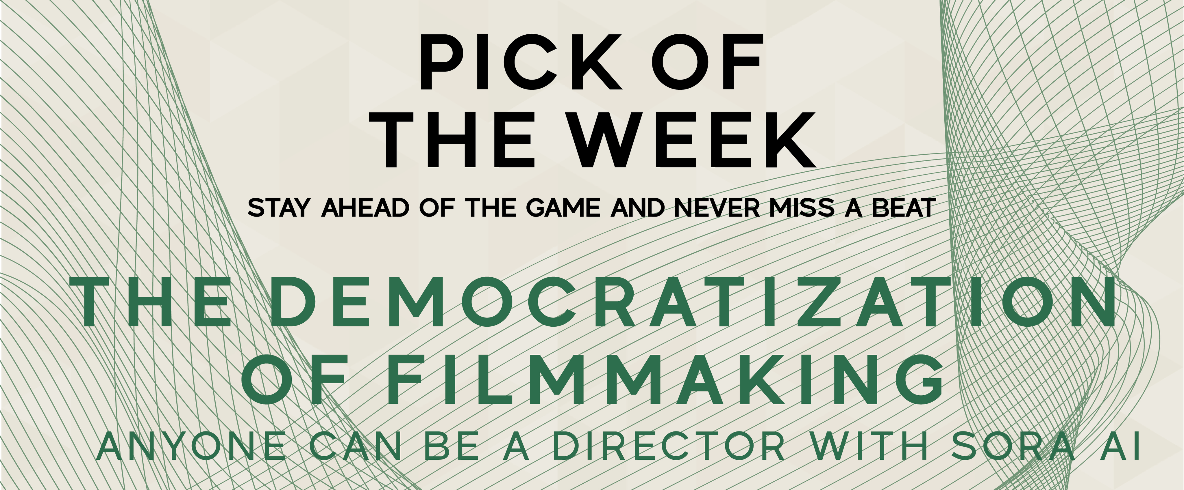 The Democratization of Filmmaking: Anyone Can Be a Director with Sora AI